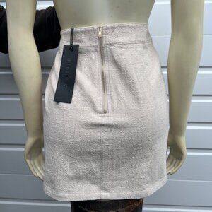 Beige Mini Skirt